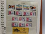 a picture of a book with stamps on it