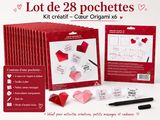 lot de 39 pochettes « Creatif » - cœur Origamix 6