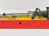 a toy train that is sitting on top of a box