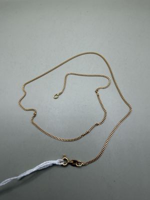 Chaîne en or jaune 750 millièmes maille gourmette 3,2 g. - Photo 1