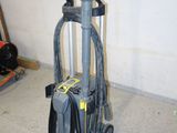 an image of a vacuum and a bag on the floor