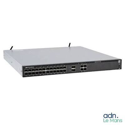 a picture of a rack with two switches on top of it