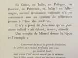 a black and white photo of a poem in a book
