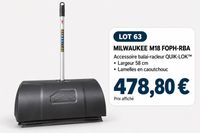 MILWAUKEE. Accessoire balai racleur M18 FOPH-RBA