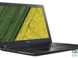 the acer laptop is open and ready to be used