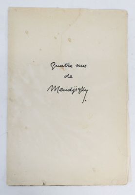 Serge MENDJISKY (1929-2017) Quatre nus de Mendjisky 4 reprod…
