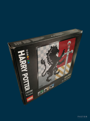 une boîte contenant une figurine Lego Harry Potter