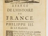 an open book with a picture of a man riding a horse