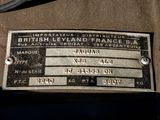 an image of a british ley france label on a car