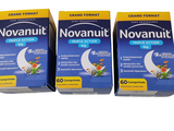 trois boîtes de comprimés Novantut empilées les unes sur les autres