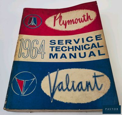 an old service technical manual for a car that is not in service