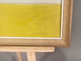 a picture of a painting that is on a easel