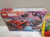 a box of legos and a box of legos on a table