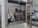 an image of a commercial kitchen with stainless steel appliances
