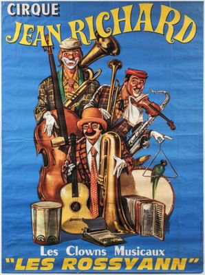 a poster advertising a musical show in paris, france