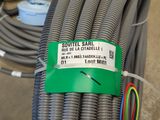 a close up of a bunch of hoses with a label on it