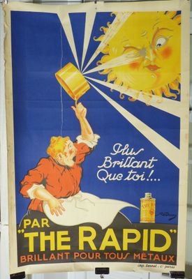 Affiche de propagande française pour le « Rapid Brillat » de Meaux