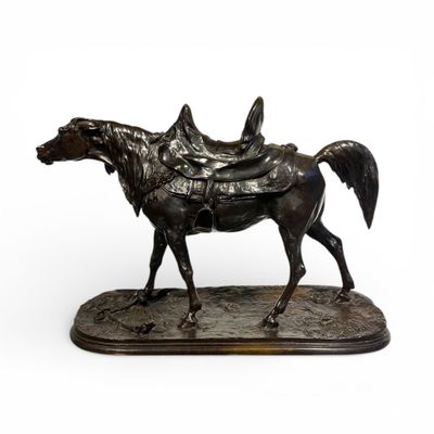 Pierre-Jules MÈNE (1810-1879) Cheval de Spahi. - Photo 1