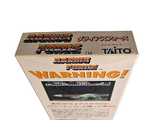 a box with a warning sign on it on a white background