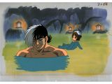 an image of a man and a woman in a pool of water