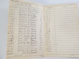 un vieux livre couvert d'inscriptions