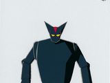 animation : cellule d'animation représentant un homme en costume noir aux yeux rouges