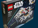 a box with a lego star wars set inside of it