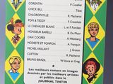 the back cover of a comic book with a bunch of cartoon characters on it