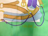 a picture of a picture of a belt with a name on it