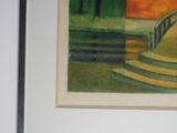 a picture of a painting on the wall of a house