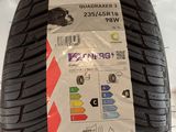 a close up of a tire with a sticker on it