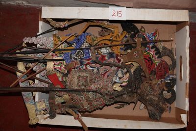 LOT de 6 marionnettes d'ombre. - Photo 1