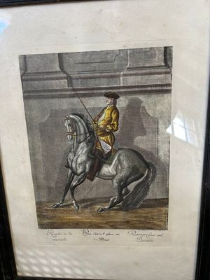 GRAVURE "Le reculé à la muraille"