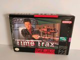 la boîte du jeu « Time Trax » pour Super Nintendo
