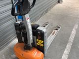 an image of a forklift parked in a garage