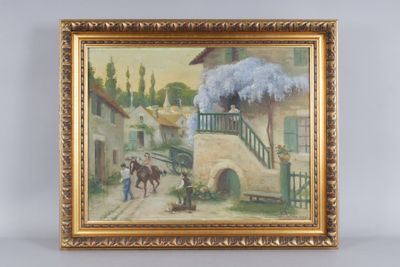 J. CHATELIN, XXème s. : village animé.