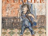 une image représentant un tableau où l'on voit un homme marchant dans la rue