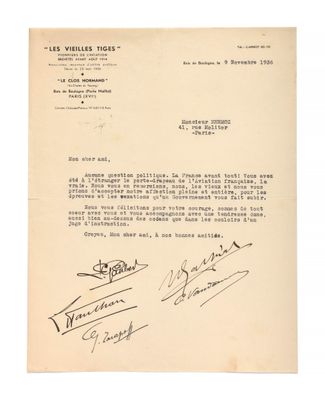 une lettre du président des États-Unis adressée au président des États-Unis