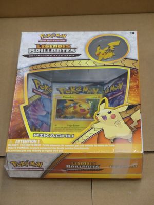 a box of pokemon trading card game pikachu