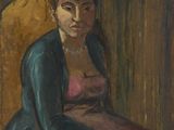 une image d'un tableau représentant une femme assise sur une chaise