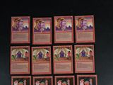 a lot of cards that are on the table