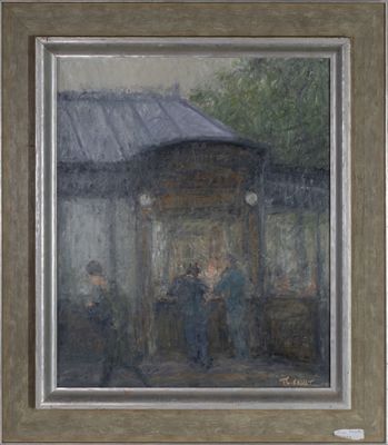 Hervé THIBAULT (né en 1944) Pied humide à Lyon - Photo 1