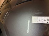 a sticker on the hood of a car that says v paul