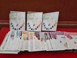 a lot of cards that are sitting on a table