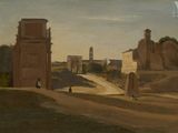 une image représentant un tableau montrant une vue d'une ville vue de loin