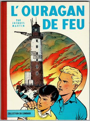 Lefranc = L'Ouragan de feu, édition originale belge de 1961 …