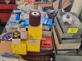 a table that has many different items on it