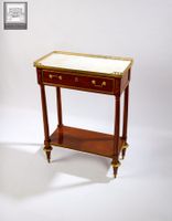PETITE CONSOLE-DESSERTE D'ÉPOQUE LOUIS XVI