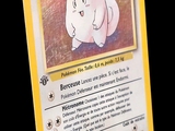 une carte sur laquelle figure l'image d'un personnage de Pokémon