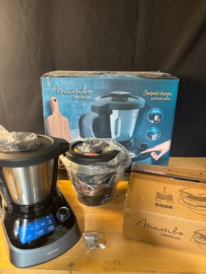 Cecotec Robot de Cuisine Multifonction avec Distributeur d'A…